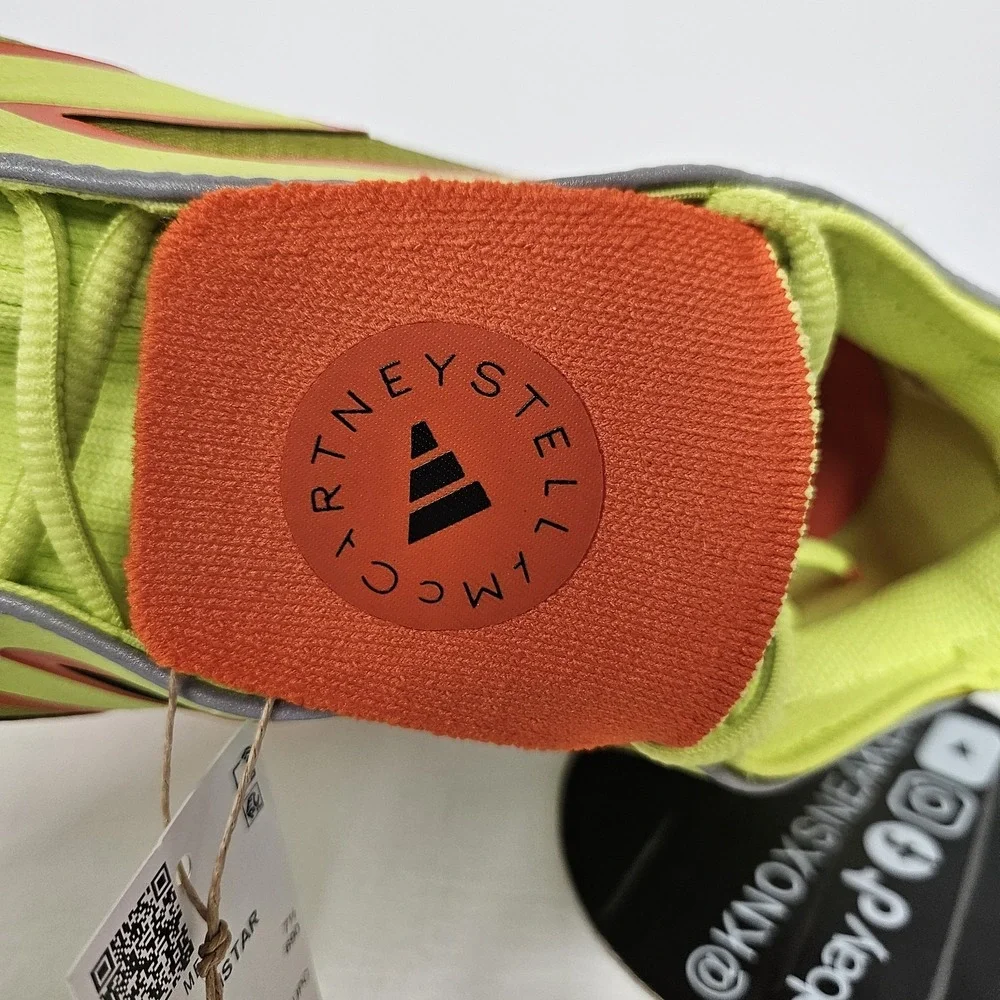 adidas aSMC ADISTAR Stella McCartney Neon Yellow JR9221 Women's Size 6.5